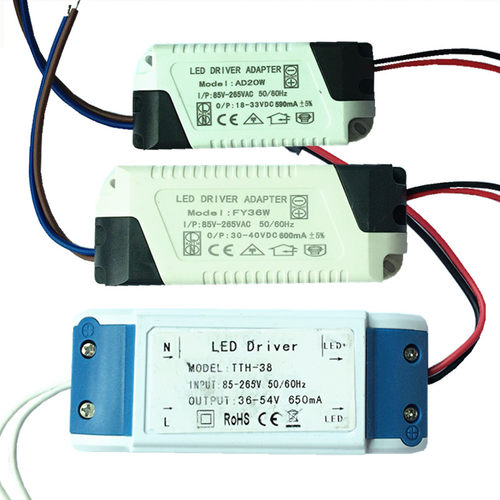 3瓦灯珠led恒流驱动电源600MA隔离外置镇流变压器3-45W筒灯天花灯