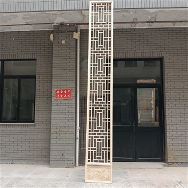 实木花格仿古门窗电视背景墙屏风隔断客厅吊顶玄关挂落镂空花板