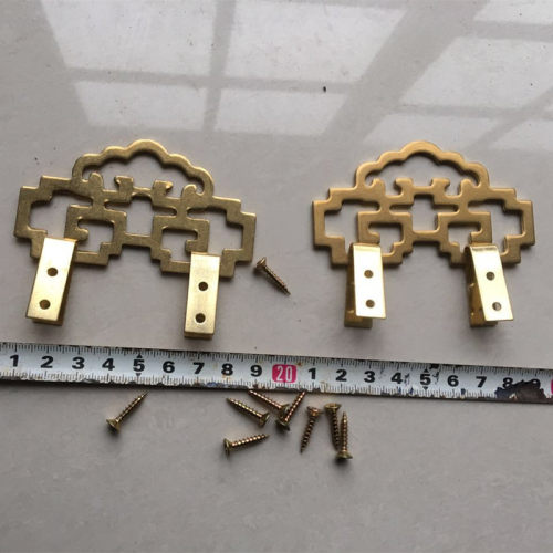 东阳木雕实木牌匾定制木质字匾仿古对联木头招牌匾额用铜扣铜托