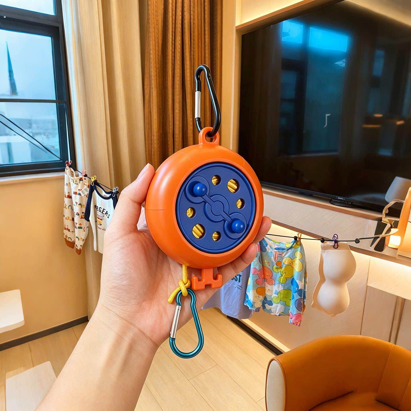 酒店晾衣绳旅行便携式出差旅游防风挂衣绳晒衣服被子神器弹力带绳