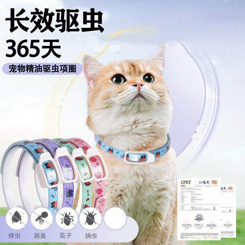 小猫专用脖圈猫咪防跳蚤项圈防虱体外脖圈宠物跳蚤圈宠物用品外