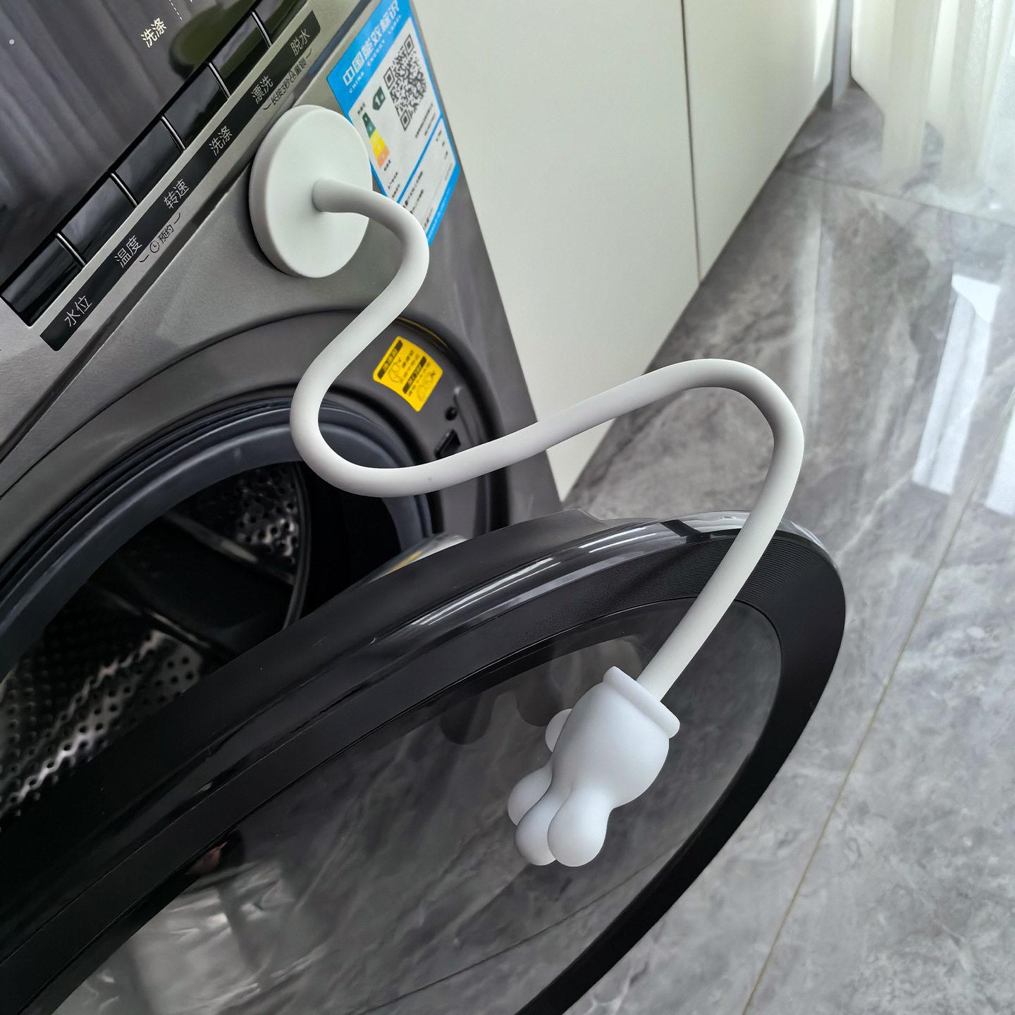 洗衣机门挡防撞固定器限位器卡扣滚筒磁吸式冰箱挡板防风防尘神器