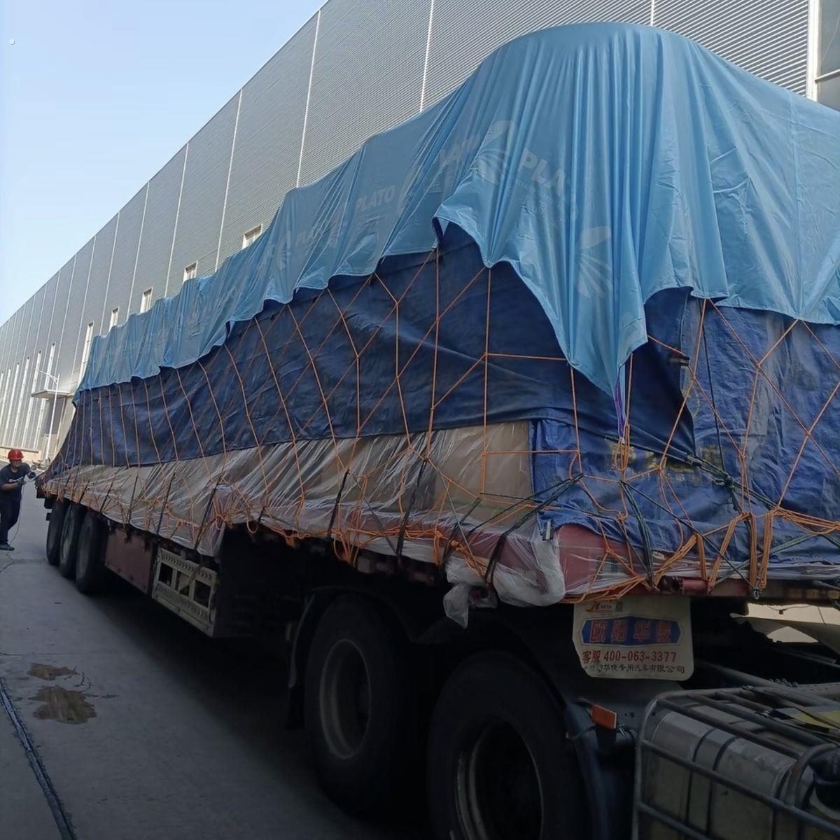 货车折叠防护网绳拉纸专用货物网罩篷布防风网封车网加厚货车篷布