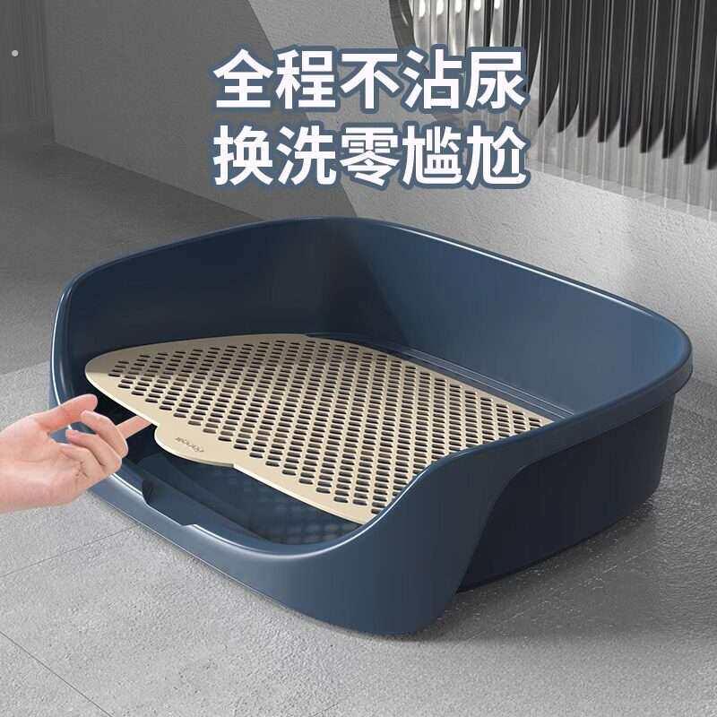 兔子厕所大号防喷尿围栏宠物小兔兔荷兰猪拉屎尿便便盆专用厕所品