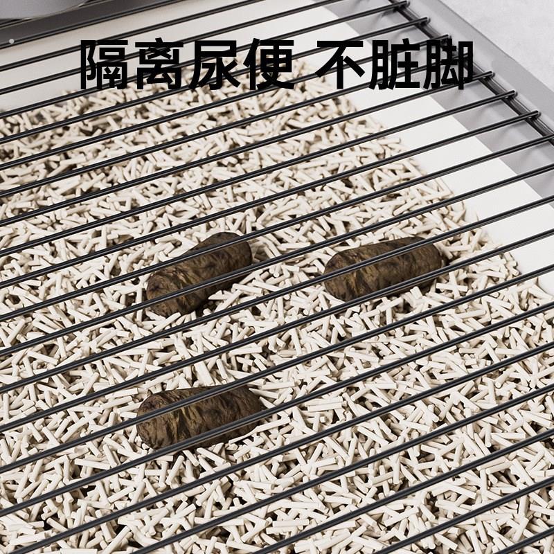 狗厕所不锈钢网架狗便盆宠物狗屎盆防踩屎防踩尿宠物狗厕所狗砂盆
