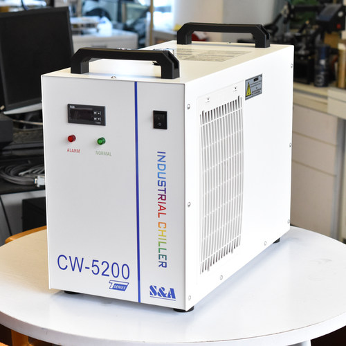 CO2激光切割雕刻机工业冷水机特域冷水机CW3000CW5000雕刻机主轴