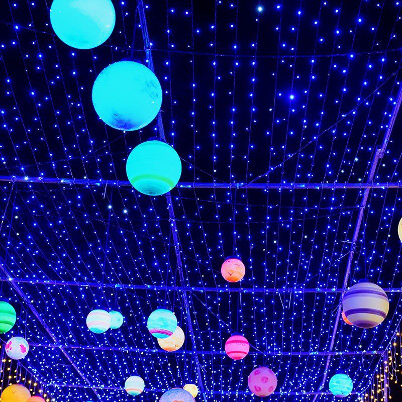 led彩灯闪灯串灯满天星装饰小彩灯户外防水灯串氛围灯七彩灯
