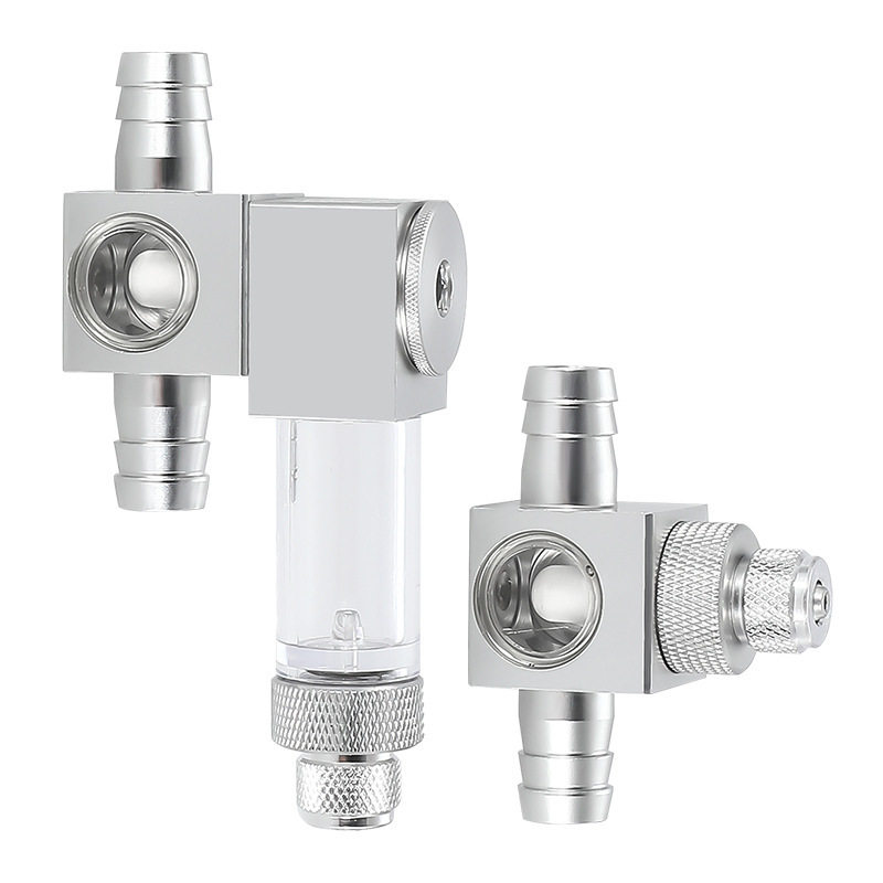 水草缸专用co2外置细化器二氧化碳钢瓶细化器 扩散器发生器扩散桶