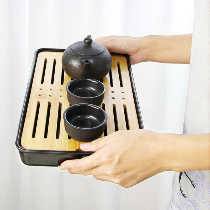 安化天然纯手工雕刻冰碛岩茶壶原石壶泡茶具套装家用养生非紫砂壶