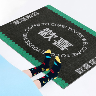 【进门地垫】摊牌家用入户门垫简约玄关除尘pvc防滑进门丝圈地垫