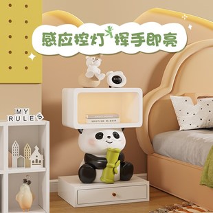 儿童房床头柜替代品创意小型极窄卡通可爱收纳柜储物柜卧室床边柜