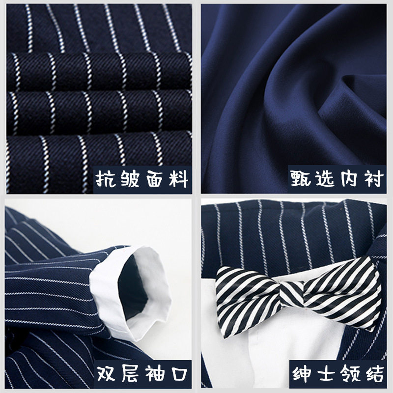 狗狗西装婚礼礼服中型犬大型犬大狗西服法斗金毛生日衣服夏季薄款