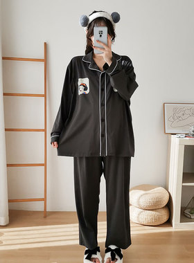 大码200斤孕妇睡衣春秋纯棉产后哺乳夏季月子服红色全棉家居服女