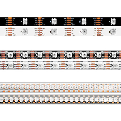WS2815全彩LED灯带5050RGB单点单控断点续传幻彩跑马可编程12V