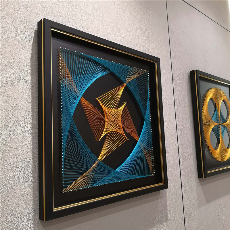 逐风绕线画丝线画弦丝画DIY材料包手工装饰画家居立体装饰轻奢