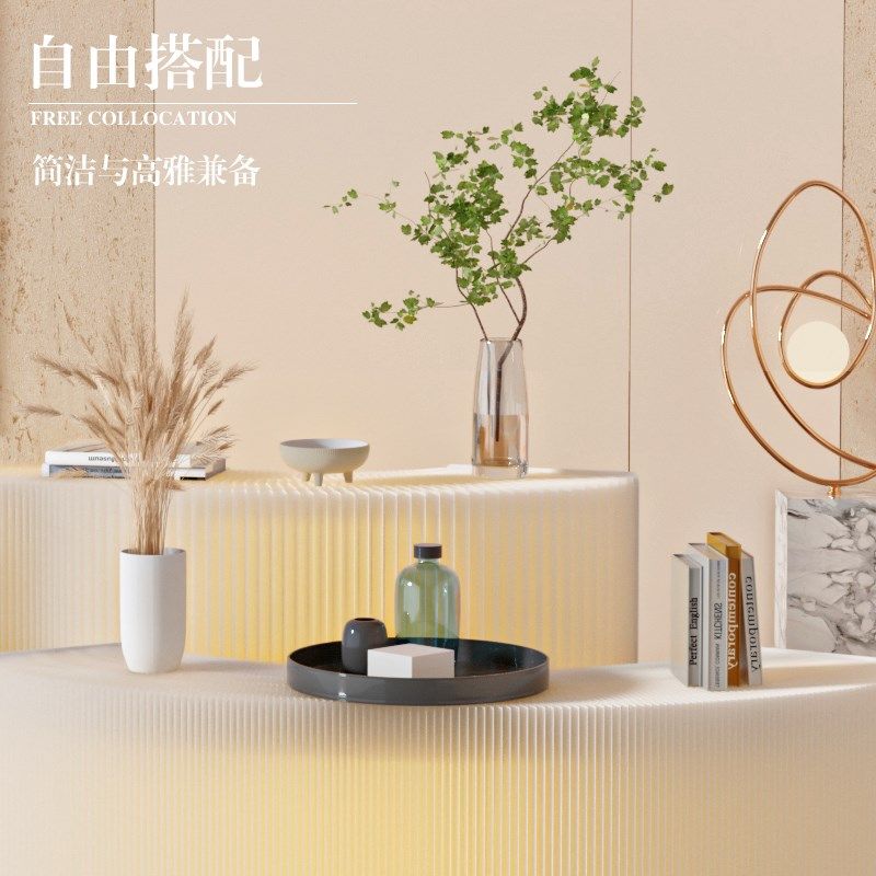 展示台发光展示柜货架化妆品展示架展会展览陈列置物摆放高端产品