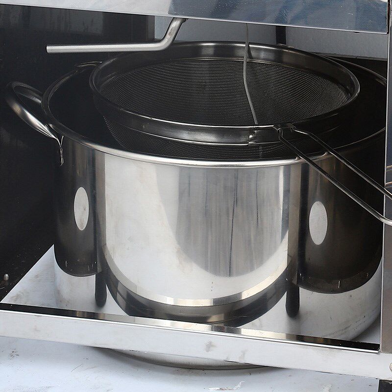 大型恒温油炸锅商用电炸炉大容量油炸机炸鸡排连锁设备炸鸡锅80升