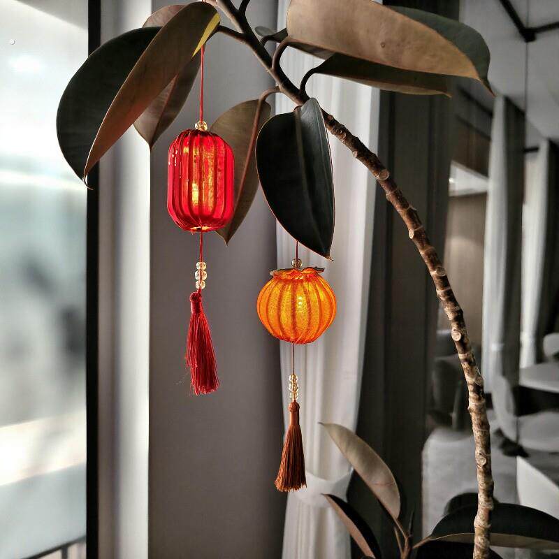 小灯笼挂件过年新年氛围布置装饰品2026马年春节室内迷你装饰挂件