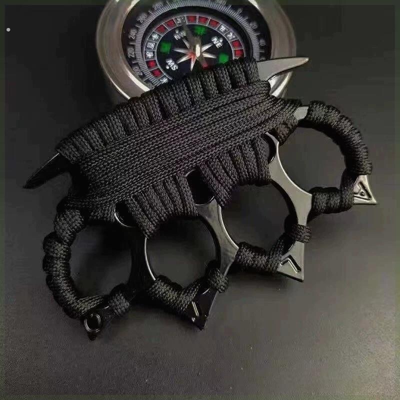 指虎合法防身武器手扣拳扣钥匙扣四指拳套手撑子指环破窗防狼神器