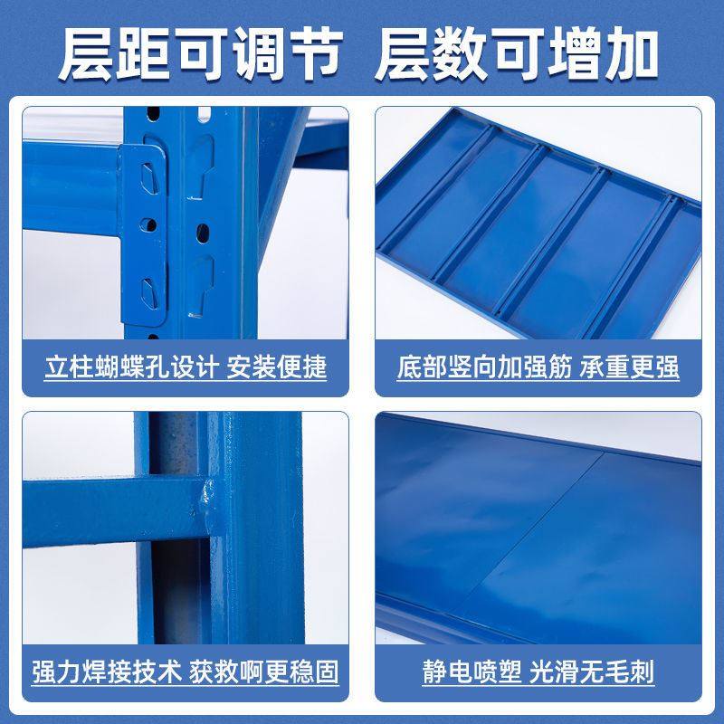 货架置物架家用多层仓储仓库储物收纳重型组装快递展示落地铁架子