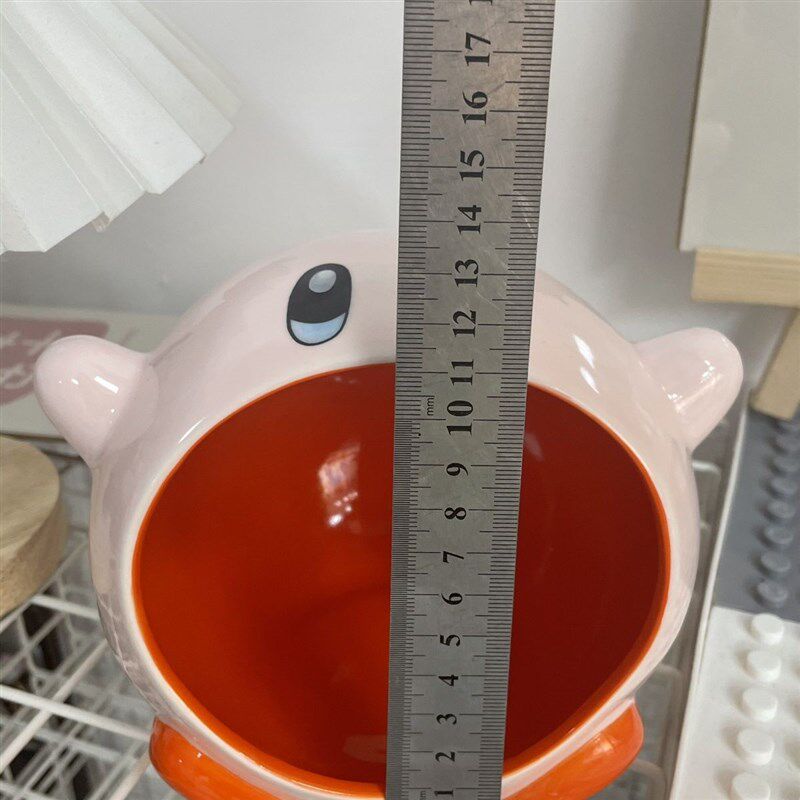 星之卡比创意陶瓷烟灰缸可爱卡通家用客厅办公室女生防飞灰小摆件