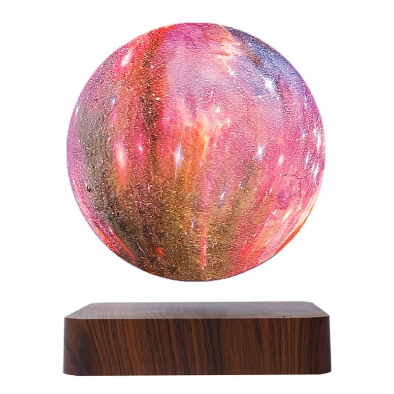 悬浮摆件浪漫氛围桌面卧室床头装饰工艺品生日礼物星空银河星球灯