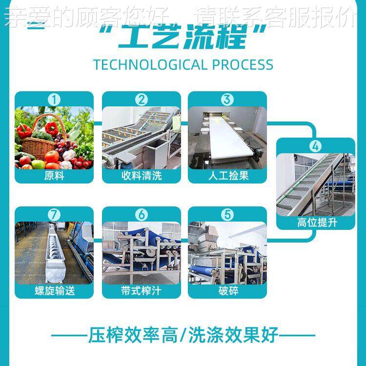 葚工MAGA-102业大型水果汁加工设草备 葡萄桑蓝莓碎莓清洗破榨汁