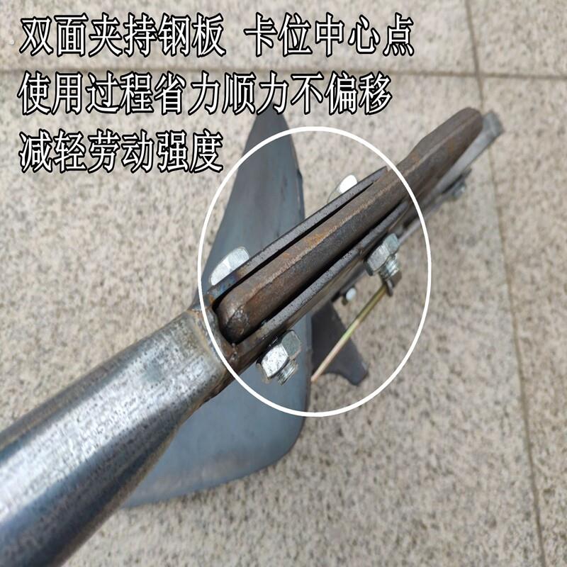 犁头耕地犁农用犁手动铧式犁开沟培土铧式犁微耕开垦手拉式犁地车