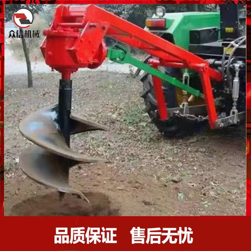 挖坑机拖拉机带悬挂打坑植树挖坑电线杆挖坑打洞 螺旋式