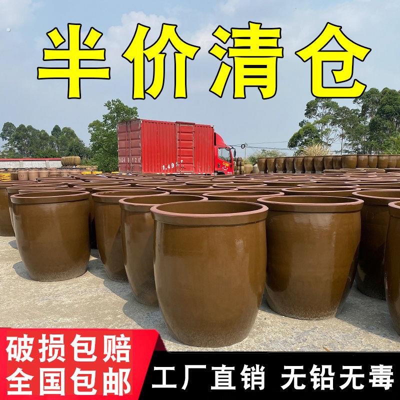 水缸老式陶瓷家用储水用大缸特大号农村腌菜缸粗土缸米缸积酸菜的