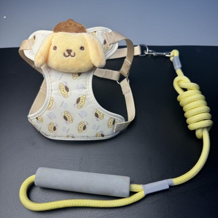 狗狗牵引绳猫咪狗绳子背心式胸背带小狗网红小型犬泰迪宠物遛狗绳