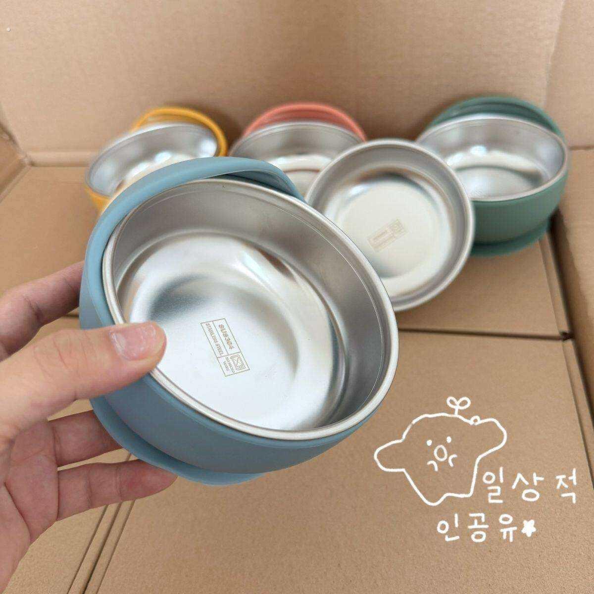 猫咪狗狗专用碗可爱蜗牛碗一体吸盘不易滑动04不锈钢不易生锈