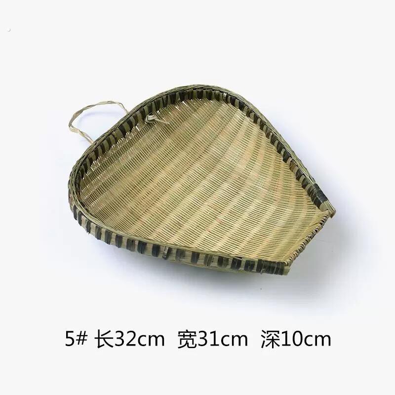 烧鸡竹编青皮大筲箕簸箕制品沥水沥米家用手工竹篮洗菜编织