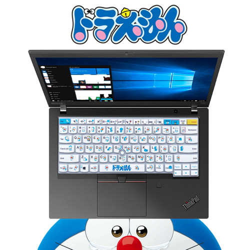 联想ThinkpadT490s笔记本T480S卡通图案T470S键盘膜14寸保护贴膜