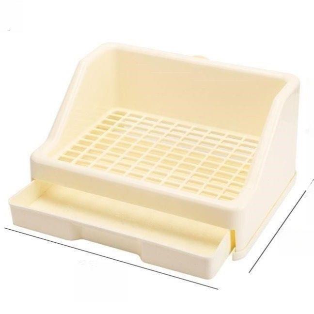 兔子厕所抽屉式宠物龙猫清洁用品大号兔兔砂拉屎便盆防喷尿尿盆