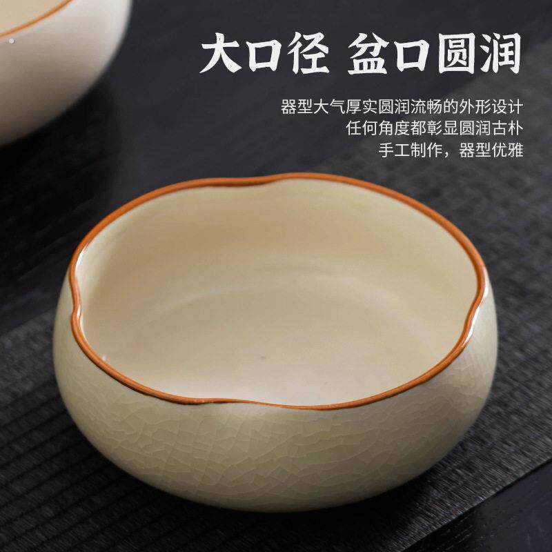 桌面垃圾桶餐桌上专用果皮碗家用客厅茶台茶几放的垃圾收纳盘新款