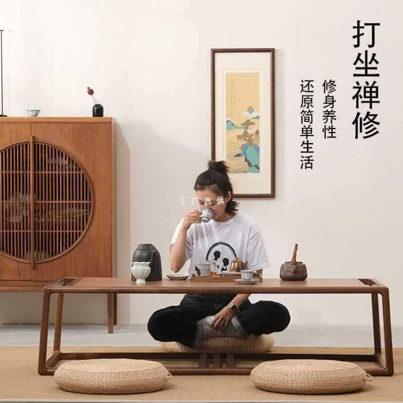 家用休闲垫子禅修垫纯色草编坐垫蒲团简约草垫新中式圆垫子茶道