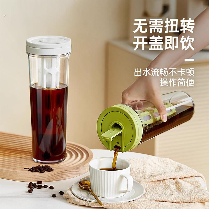 冷萃咖啡壶冷萃杯冷萃瓶咖啡冷淬水杯大容量咖啡冷萃冷泡壶咖啡杯