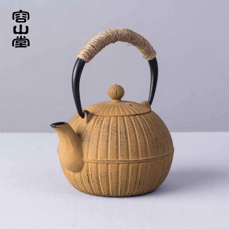 容山堂苏韵 大号生铁壶 铸铁茶壶烧水壶煮茶纯铜壶盖礼品新年春节