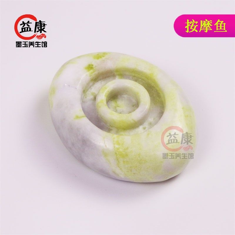 美容院养生玉肌石套盒天然玉石推背刮痧加热按摩盘SPA五件套包邮
