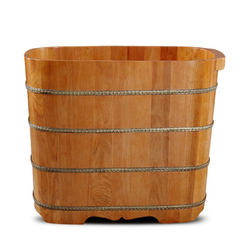 小户型加高泡澡木桶浴桶家用儿童洗澡桶坐浴盆大人木桶泡澡桶浴缸