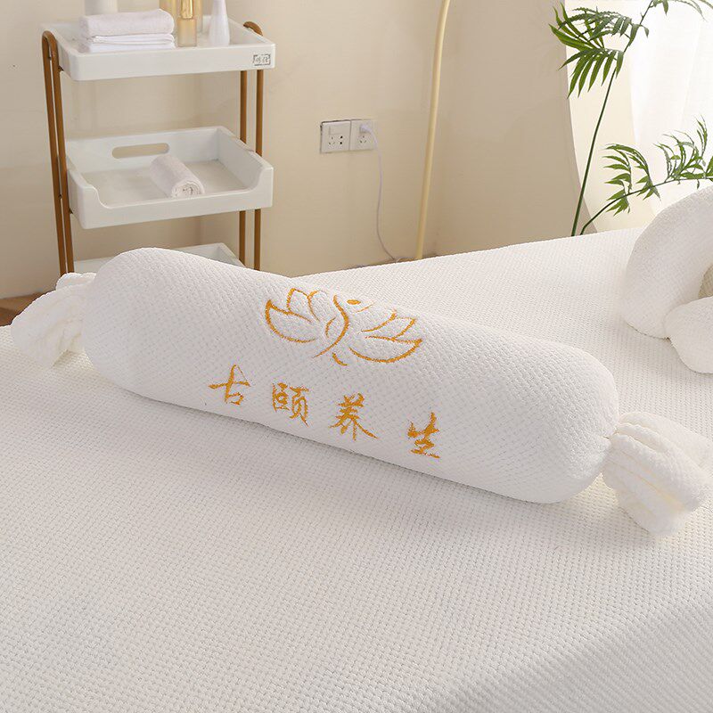 美容院专用脚枕美体按摩养生推拿SPA脚枕圆柱枕头腿腰靠糖果枕