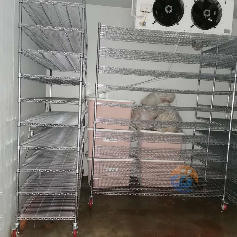 镀铬仓储储物货架展示架库房置物架自由组合可拆卸多层带轮多功能