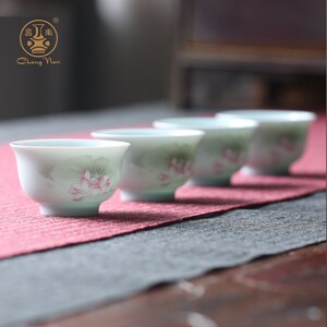 昌南陶瓷景德镇主人杯单杯品茗杯高端功夫茶杯女士小号主人杯单个