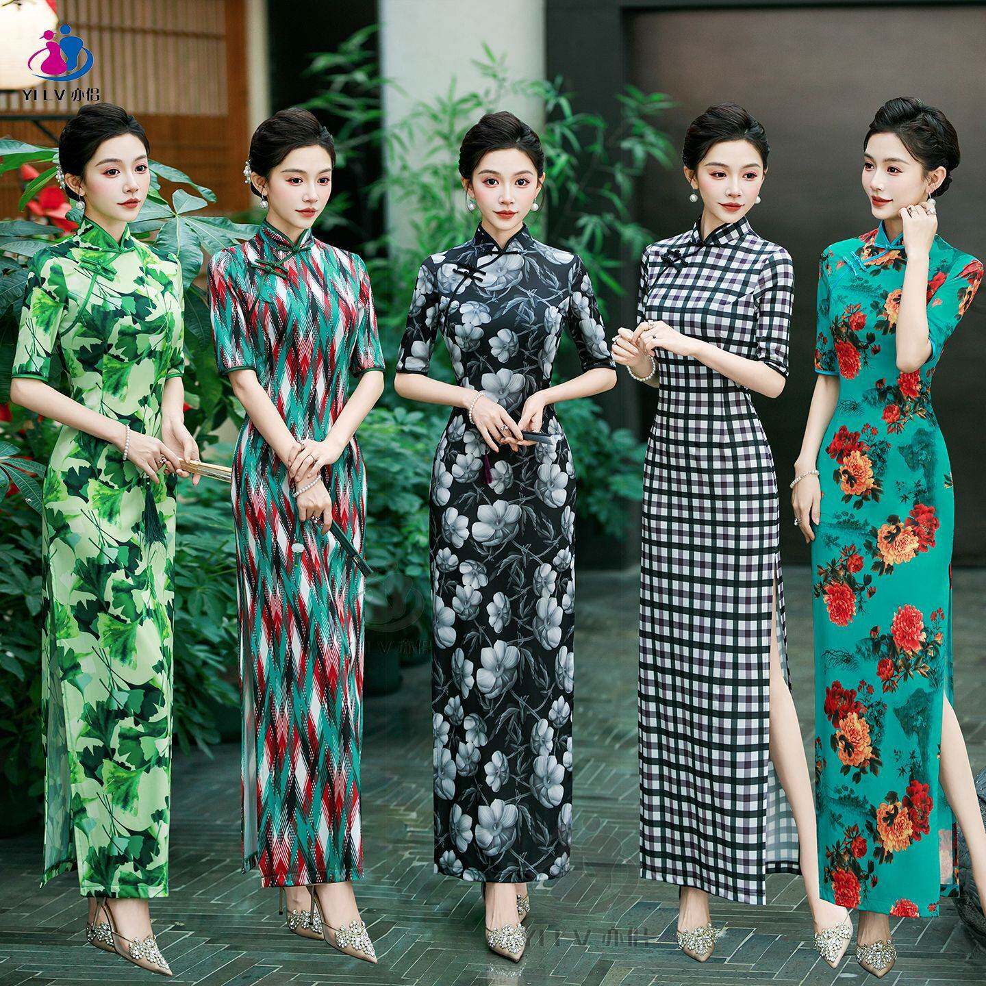 2026新款旗袍连衣裙老上海大旗袍