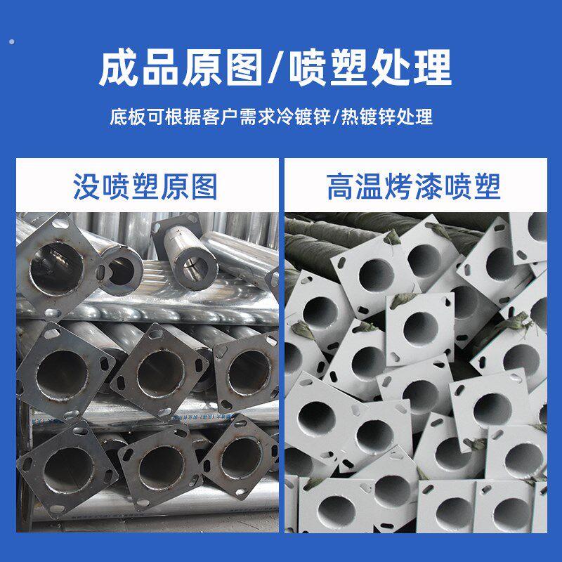 厂家现货销售监控立杆底板法兰庭院灯杆底座 路灯杆底板方形铁板