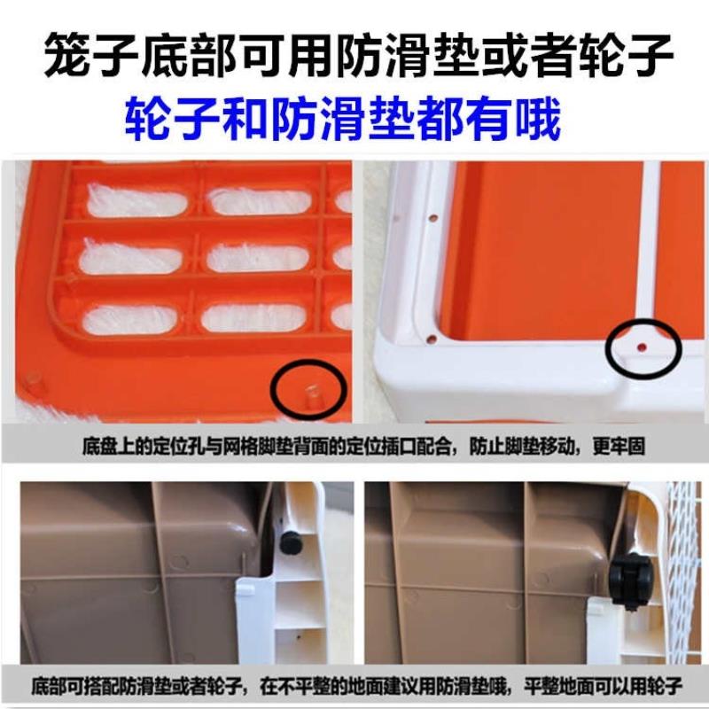 泰迪狗笼易清理狗笼子小型犬吉娃娃带厕所狗狗比熊宠物室内笼子