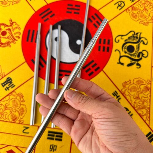 伸缩杆80公分可伸缩棋杆不锈钢棋杆令棋杆子道棋杆5根