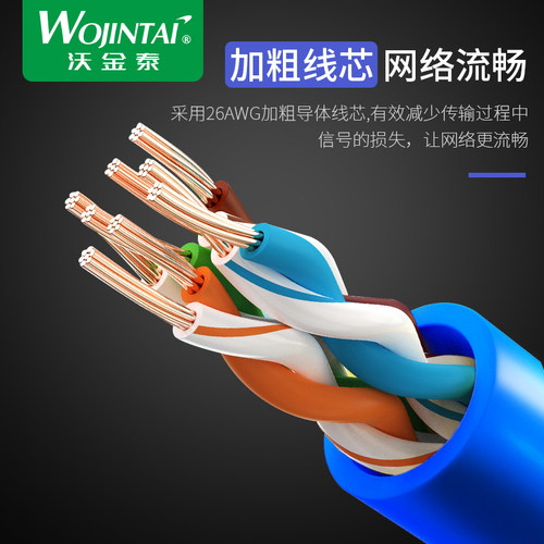 五类网络跳线网线直联线电脑连接线宽带线1米3米5米10米20米50m