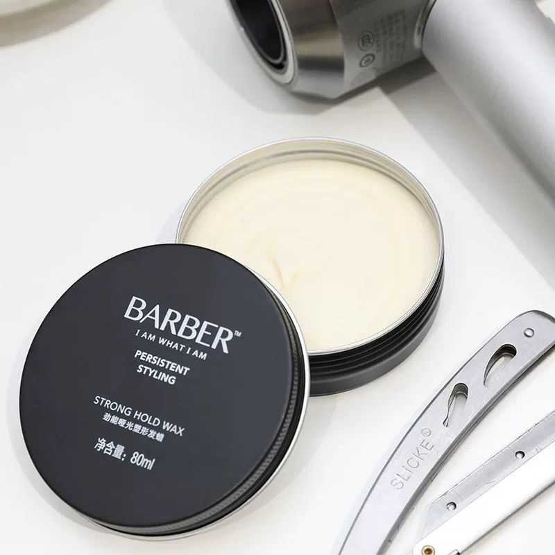 BARBER新款理发师发蜡发胶男士持久定型干胶清香自然蓬松发啫喱膏
